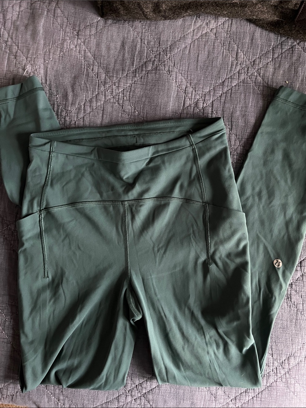 lululemon athletica High-Rise Leggings in Forest Green